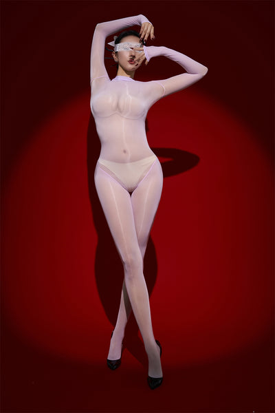 Aethia Full Body Wet Look Bodystocking