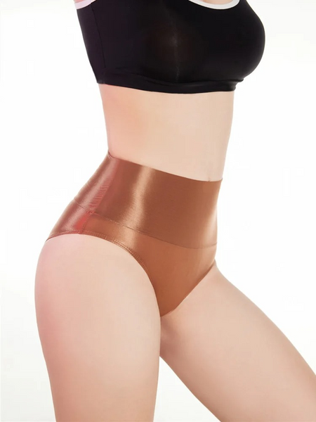 Calara Brown Satin Brief