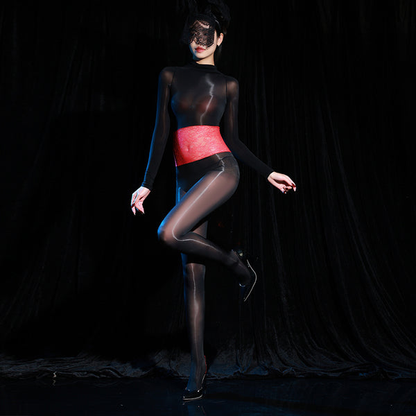 Aedora Sheer Lace Bodystocking