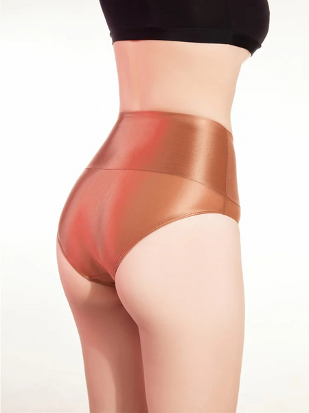 Calara Brown Satin Brief