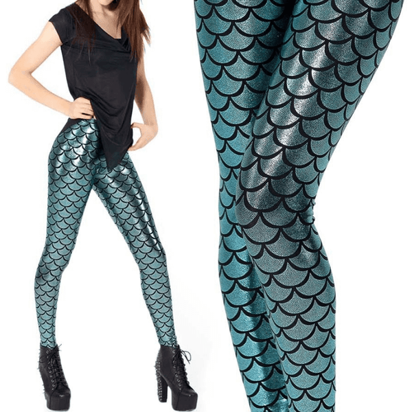 Sirona Baby Blue Mermaid Leggings-satinylust