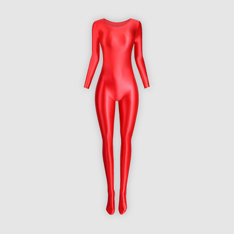 Elen Desire Wet Look Catsuit-satinylust